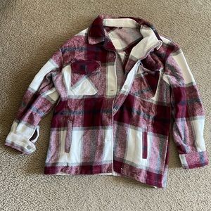COPY - Zara- Plaid button down flannel shirt Jacket (tagged zara for exposure b…